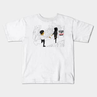 dance on razors edge Kids T-Shirt